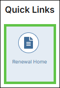 Renewal Home Quick Link